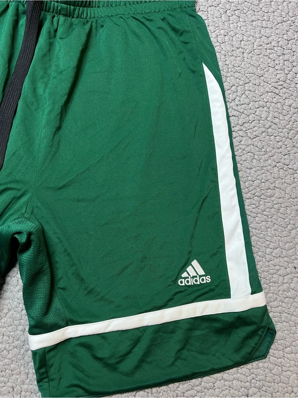 Adidas Squadra 25 Soccer Shorts Big Boys Size Medium Greens & White Athletic
